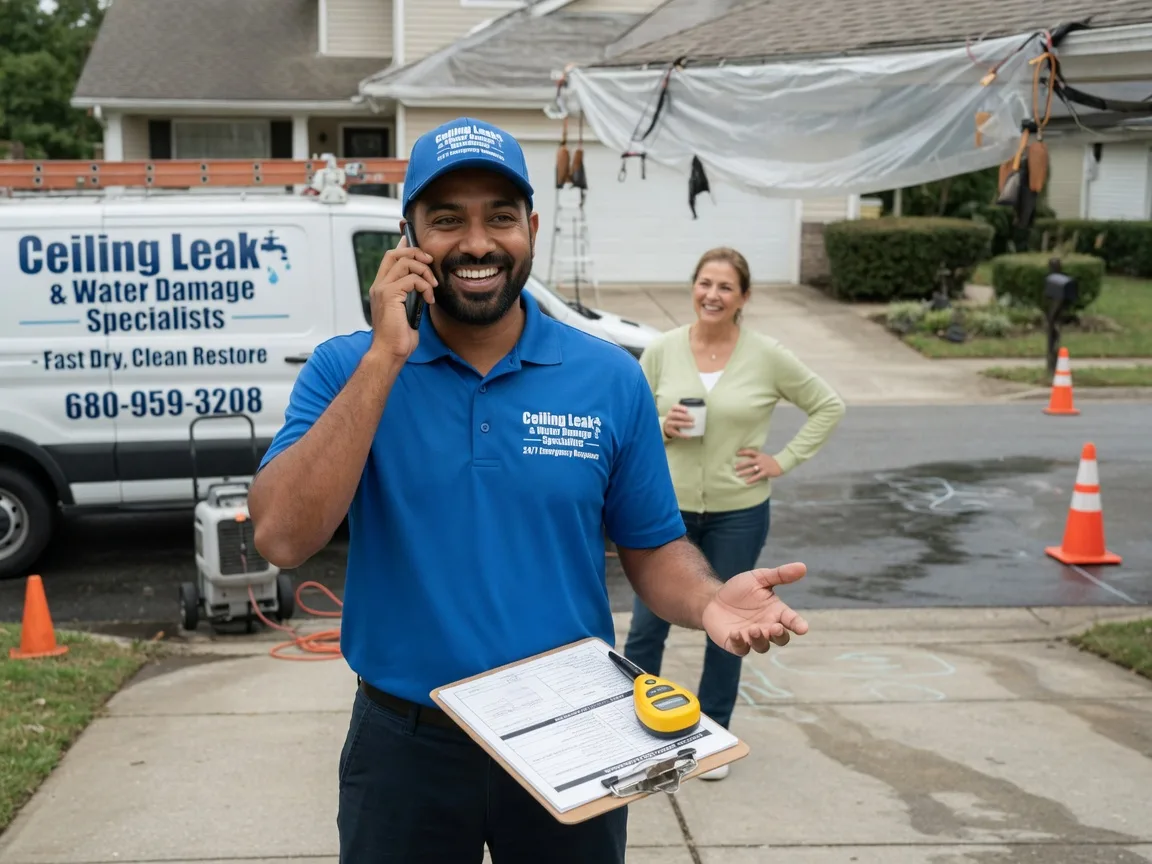 Ceiling Leak Cleanup Morganza, MD FAQs